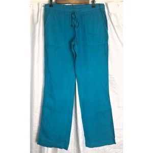 Allen Allen Linen Wide Leg Pants size Xsmall